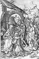 Adoration of the Magi, 1475, schongauer