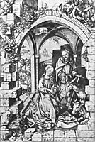 Birth of Jesus, 1470, schongauer