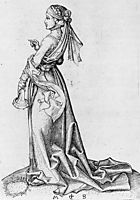The First Foolish Virgin, 1483, schongauer