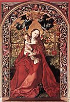 Madonna of the Rose Bush, 1473, schongauer