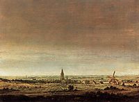 Landscape with City on a River, 1629, seghers
