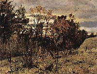Autumn evening. Domotkanovo, 1886, serov