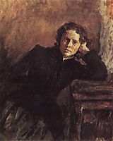 By the Window. Portrait of Olga Trubnikova, 1885, serov