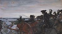 Catherine II Setting out to Hunt with Falcons, 1902, serov