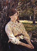 Girl in the Sunlight (Portrait of M. Simonovich), 1888, serov