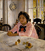 Girl with Peaches , 1887, serov