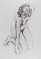 Naked woman, 1910, serov