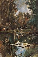 Pond in Abramtsevo, 1886, serov