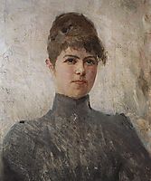 Portrait of actress M.Ya.Van-Zandt, in a marriage Cherinova, 1886, serov