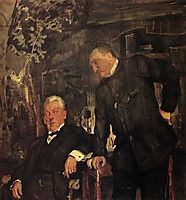 Portrait of Alexander Lensky and Alexander Yuzhin, 1908, serov