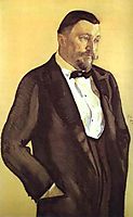 Portrait of Alexei Morozov, 1909, serov