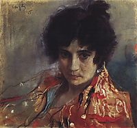 Portrait of an Unknown, 1895, serov