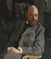 Portrait of the Artist I.S. Ostroukhov, 1902, serov