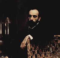 Portrait of the artist Isaak Ilyich Levitan  , 1893, serov
