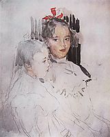 Portrait of Children of S. Botkin, 1900, serov