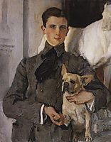 Portrait of Count Feliks Feliksovich Sumarokov-Yelstov later Prince Yusupov , 1903, serov