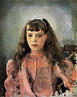 Portrait of Grand Duchess Olga Alexandrovna , 1893, serov