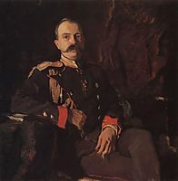 Portrait of Grand Duke Georgy Mikhailovich, 1901, serov