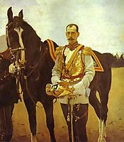 Portrait of Grand Duke Pavel Alexandrovich, 1897, serov
