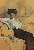 Portrait of Henrietta Girshman, 1906, serov