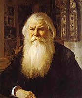 Portrait of Ivan Zabelin, 1892, serov