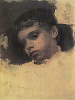 Portrait of Kolya (Nikolay) Simonovich, 1880, serov