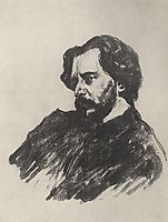 Portrait of L.N. Andreev, 1907, serov