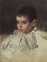 Portrait of Lialia (Adelaida) Simonovich, 1880, serov