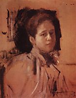 Portrait of Liudmila Mamontova, 1894, serov