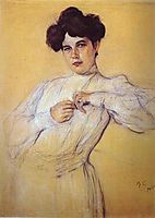 Portrait of Maria Botkina, 1905, serov