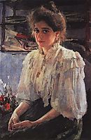 Portrait of Maria Lvova, 1895, serov