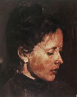 Portrait of Olga Serova, 1890, serov