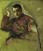 Portrait of Sergei Diaghilev, 1904, serov