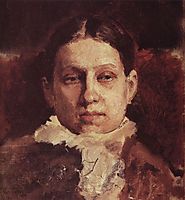 Portrait of Vera Repina, 1881, serov