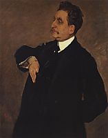 Portrait of Vladimir Girshman , 1911, serov