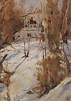 Winter in Abramtsevo, 1886, serov