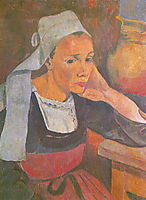 Portrait of Marie Lagadu, 1889, serusier