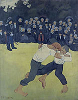 The Wrestling Bretons, 1893, serusier