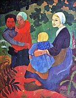 The Young Mothers, 1891, serusier