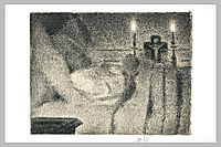 Anaïs Faivre Haumonté on her deathbed, 1887, seurat