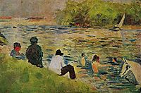 The Bank of the Seine, 1884, seurat