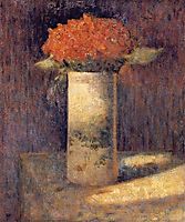 Bouquet in vase, 1880, seurat