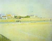 The Channel at Gravelines, Grand Fort-Philippe, 1888, seurat