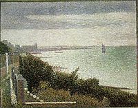 The English Channel at Grandcamp, 1885, seurat
