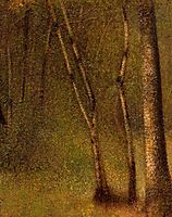 The Forest at Pontaubert, seurat