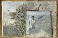 Landscape with , 1881, seurat