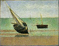 Low Tide at Grandcamp, 1885, seurat