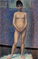 Nude,standing, 1887, seurat