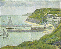 Outer Harbor,Port-en-Bessin,high tide, 1888, seurat