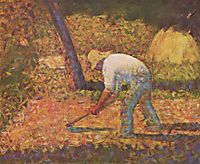 Peasant with Hoe, 1882, seurat